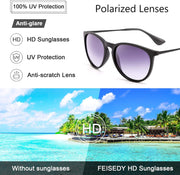 ÉÌƷͼƬ 4 | B0836LJXDK | FEISEDY Polarized Sunglasses Women Men Vintage Round Classic Mirrored Sun Glasses B2571