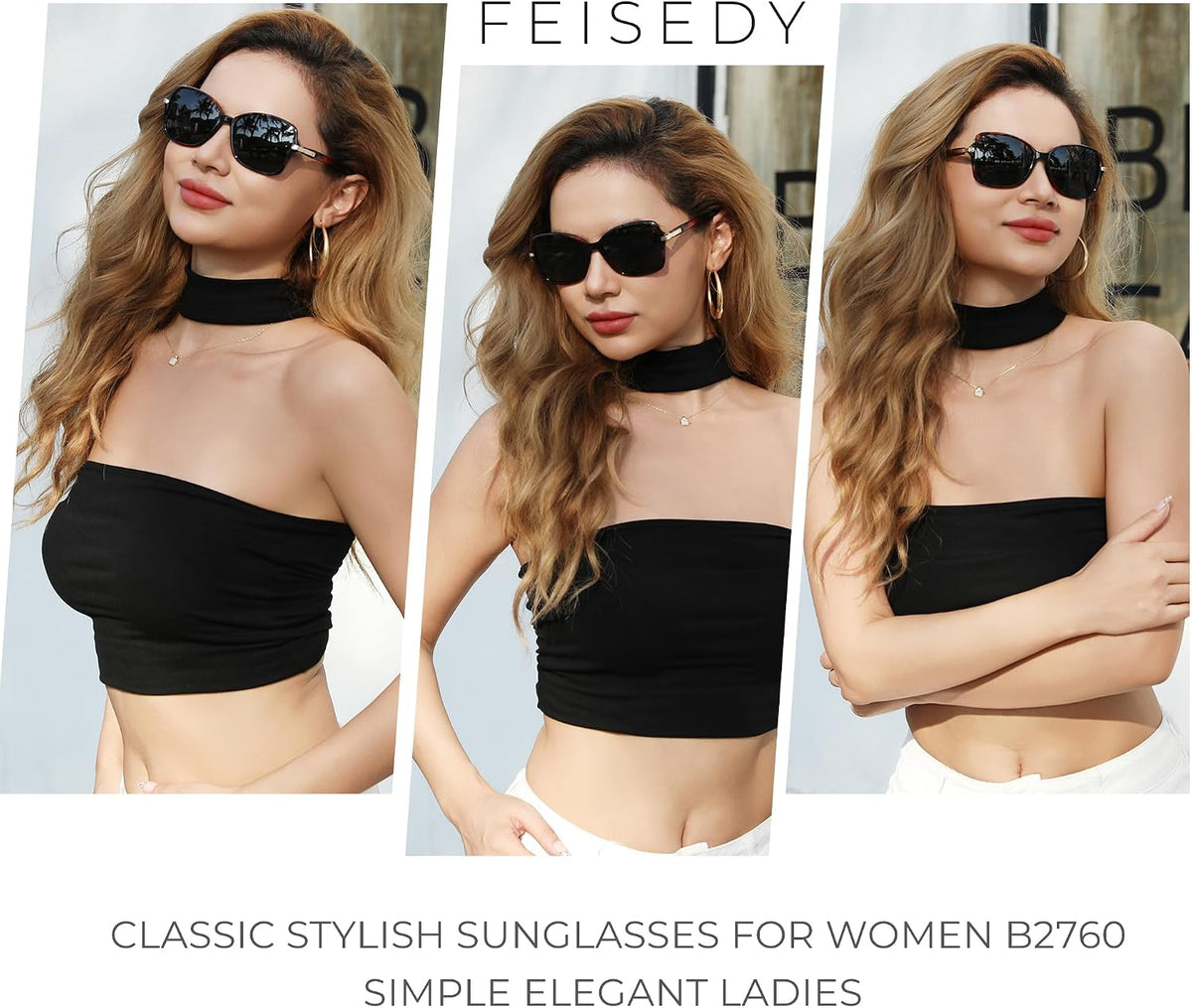 ÉÌƷͼƬ 65 | B09KC567VY | FEISEDY Womens Polarized Sunglasses UV400 Anti Glare Fashion Shades