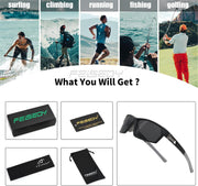 ÉÌƷͼƬ 7 | B0CWV23RCP | FEISEDY Polarized Sports Sunglasses for Men Women Youth Baseball Cycling Running Glasses UV400 Protection B0135