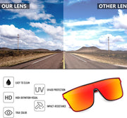 ÉÌƷͼƬ 112 | B0B2836HD6 | FEISEDY Sunglasses for Women Men, Fashion Mirrored Single Lens Shades