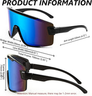 ÉÌƷͼƬ 7 | B0B45K1FS2 | FEISEDY Cycling Glasses Men Women Sport Sunglasses 80s ski Goggles Driving Fishing Biking Sunglasses UV Protection B2944