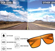 ÉÌƷͼƬ 19 | B0B2836HD6 | FEISEDY Sunglasses for Women Men, Fashion Mirrored Single Lens Shades