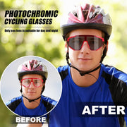 ÉÌƷͼƬ 17 | B0DFMBL68F | FEISEDY Photochromic Sports Sunglasses for Men Women Night Vision Cycling Driving Running Glasses B0233