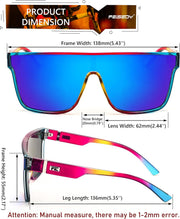ÉÌƷͼƬ 121 | B0B2836HD6 | FEISEDY Sunglasses for Women Men, Fashion Mirrored Single Lens Shades