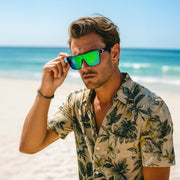 ÉÌƷͼƬ 2 | B0B2836HD6 | FEISEDY Sunglasses for Women Men, Fashion Mirrored Single Lens Shades