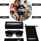 商品图片 12 | B0D8JDCTKS | FEISEDY Square Sunglasses for Women Men Unisex Curved Style Shades Designer Sun Glasses B0214