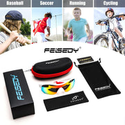 ÉÌƷͼƬ 30 | B0CZ7Y96D2 | FEISEDY Polarized Sports Sunglasses for Kids Youth Baseball Cycling Running Glasses for Boys Girls Age 3-12 B0142