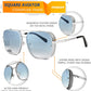 商品图片 23 | B09SDC5BD5 | FEISEDY Sunglasses Mens Women Vintage Pilot Square Trendy Metal Steampunk Fishing Driving Sun Glasses B2894
