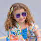 商品图片 9 | B0CFHLB4YT | FEISEDY Kids Sunglasses for Girls Oversized Square Sparkling Party Sun Glasses Lightweight Fashion Shades B0053