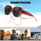 商品图片 14 | B0CPJ88KXS | FEISEDY Fit Over Glasses Sunglasses Polarized for Women Sunglasses Over Prescription Glasses Oversized UV Protection B1114