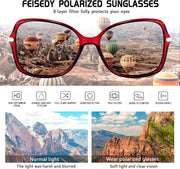 ÉÌƷͼƬ 42 | B09KC567VY | FEISEDY Womens Polarized Sunglasses UV400 Anti Glare Fashion Shades