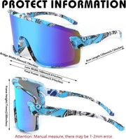 ÉÌƷͼƬ 14 | B0B45K1FS2 | FEISEDY Cycling Glasses Men Women Sport Sunglasses 80s ski Goggles Driving Fishing Biking Sunglasses UV Protection B2944
