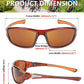 商品图片 41 | B09CT4VMCM | FEISEDY Classic Men Polarized Sports Sunglasses Night Driving Yellow Lenses Cycling Fishing Driving Glasses B2674