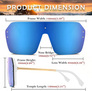 ÉÌƷͼƬ 36 | B0854JYPB2 | FEISEDY Classic Siamese One Piece Sunglasses Nice Rimless Stylish Retro Design for Women Men B2574