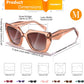 商品图片 45 | B0CNCTSQ2Z | FEISEDY Trendy Polarized Sunglasses, Oversized Irregular TR Frame for Women Men, Retro Shades UV400 B0016