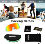 ÉÌƷͼƬ 28 | B0CTT71RHP | FEISEDY Polarized Sports Sunglasses for Men Women Youth Cycling Glasses Baseball Softball Sunglasses B2368