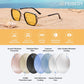 商品图片 39 | B0FQ4Y7FV6 | FEISEDY Polarized Aviator Sunglasses for Women Men Square TAC Lens B0329 | UV400 protection, Lightweight, Military-grade durability, Spring temples, Climate Pledge Friendly, Driving, Beach