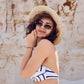 商品图片 10 | B0DGPQ2BTK | FEISEDY Retro Oval Sunglasses for Women Men Trendy Sun Glasses Classic Metal Shades UV400 Protection B0245