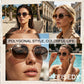 商品图片 17 | B0GY42ZV46 | FEISEDY Women and Men UV400 Protection Sunglasses, Polygon Square Metal Frame Retro Stylish Shades B0452