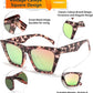 商品图片 151 | B0C5378735 | FEISEDY Vintage Square Cat Eye Sunglasses Women Trendy Cateye Sunglasses B2473