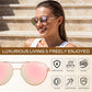 商品图片 12 | B0H4QPVJY6 | FEISEDY Retro Aviator Sunglasses for Women Men UV400 Shades B0409
