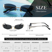ÉÌƷͼƬ 7 | B0CHYTCP8J | FEISEDY Retro Oval Sunglasses Women Men Y2K Fashion Designer Cosplay Glasses Party Accessories B2376