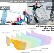 ÉÌƷͼƬ 25 | B0D2XDTT5X | FEISEDY Sports Cycling Sunglasses for Men Women, UV400 Protection Baseball Running Fishing Biking B0168