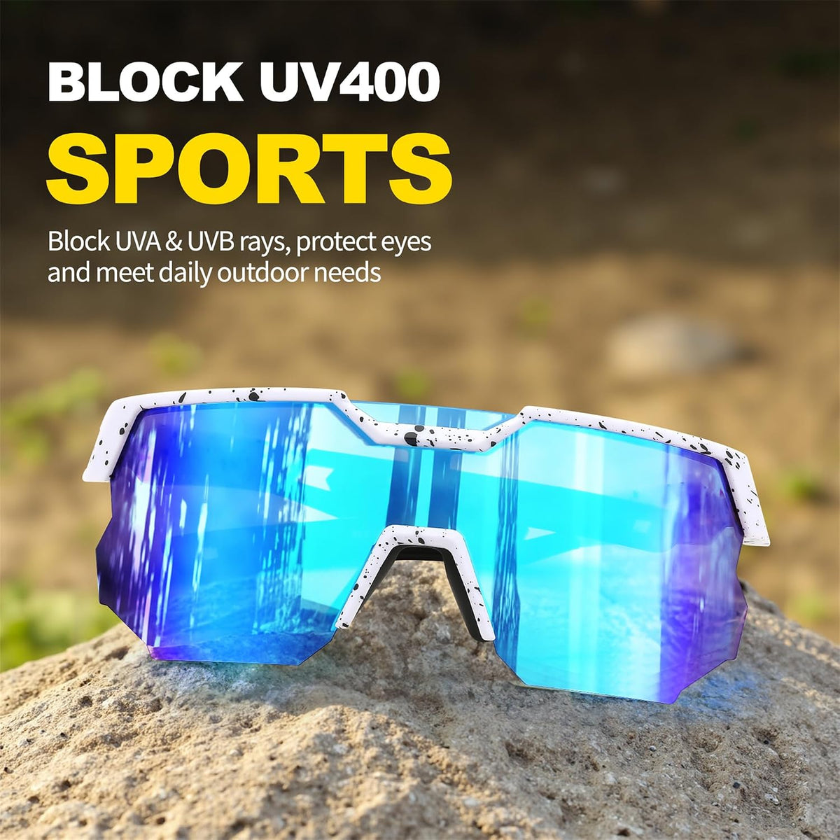ÉÌƷͼƬ 30 | B0DPX8G9RG | FEISEDY Polarized Sports Sunglasses for Men and Women,UV400 Baseball Sunglasses Youth Cycling Softball Goggles B0206