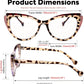商品图片 28 | B0CGNLZQFZ | FEISEDY Women Cateye Blue Light Blocking Glasses Fake Nerd Clear Computer Eyewear TR Fashion Frame B0040