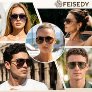 ÉÌƷͼƬ 48 | B0GYVVZBQM | FEISEDY Classic Aviator Sunglasses UV400 Protection for Women Men B0461
