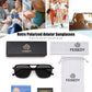商品图片 14 | B0H2V9BFS5 | FEISEDY Retro Polarized Aviator Square Sunglasses for Women Men UV400 B0357