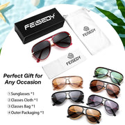 ÉÌƷͼƬ 35 | B0GYVVZBQM | FEISEDY Classic Aviator Sunglasses UV400 Protection for Women Men B0461
