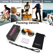 ÉÌƷͼƬ 14 | B0CQT2FXLN | FEISEDY Sunglasses Men Women Oversized Fashion Sports Baseball Fishing Skiing Running Golf Adults Teens Half Frame B0012