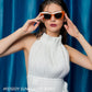 商品图片 2 | B09TFBWQ5G | FEISEDY Retro Square Cat Eye Sunglasses Jelly Colored Women Men 90s B2902
