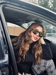 ÉÌƷͼƬ 2 | B0BB2BM9KF | FEISEDY Sunglasses Womens, Oversized Retro Square Polarized Sunglasses, Trendy Shades UV400 B2901