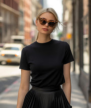 ÉÌƷͼƬ 30 | B0CYZG81R8 | FEISEDY Retro Cat Eye Sunglasses for Women UV400 Protection Small Vintage Chic Shades B0132