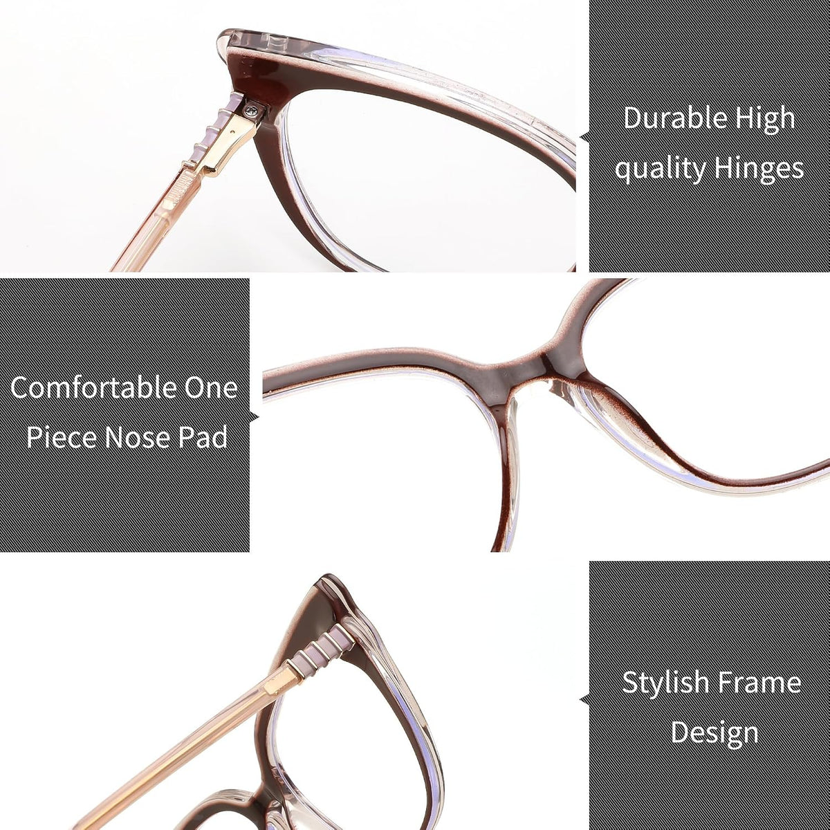 ÉÌƷͼƬ 24 | B0D5XLRPP2 | FEISEDY Cat Eye Blue Light Blocking Glasses for Women Anti Eyestrain & UV B0182