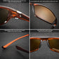 商品图片 42 | B09CT4VMCM | FEISEDY Classic Men Polarized Sports Sunglasses Night Driving Yellow Lenses Cycling Fishing Driving Glasses B2674