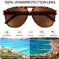 商品图片 25 | B0GXMV1N2N | FEISEDY Retro Aviator Sunglasses for Women Men Square Sunnies 70s Pilot Style Lightweight UV400 Shades B0421