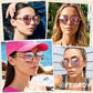 商品图片 9 | B0H4QPVJY6 | FEISEDY Retro Aviator Sunglasses for Women Men UV400 Shades B0409