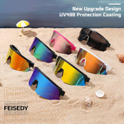 ÉÌƷͼƬ 5 | B0CSDCDBR7 | FEISEDY Cycling Sunglasses for Men Women, Sports Glasses for Youth Running Baseball Shades UV400 Protection B0108