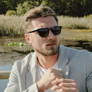 ÉÌƷͼƬ 3 | B0CCPBD9GS | FEISEDY Classic Polarized Sunglasses Retro Round Sunglasses for Women Men Trendy Shades B0002