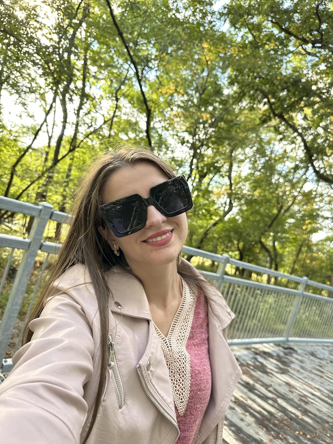 ÉÌƷͼƬ 2 | B0BZRNQQL1 | FEISEDY Oversized Square Sunglasses for Women Fashion Shades Luxury Big Sun Glasses UV400 Protection B2380