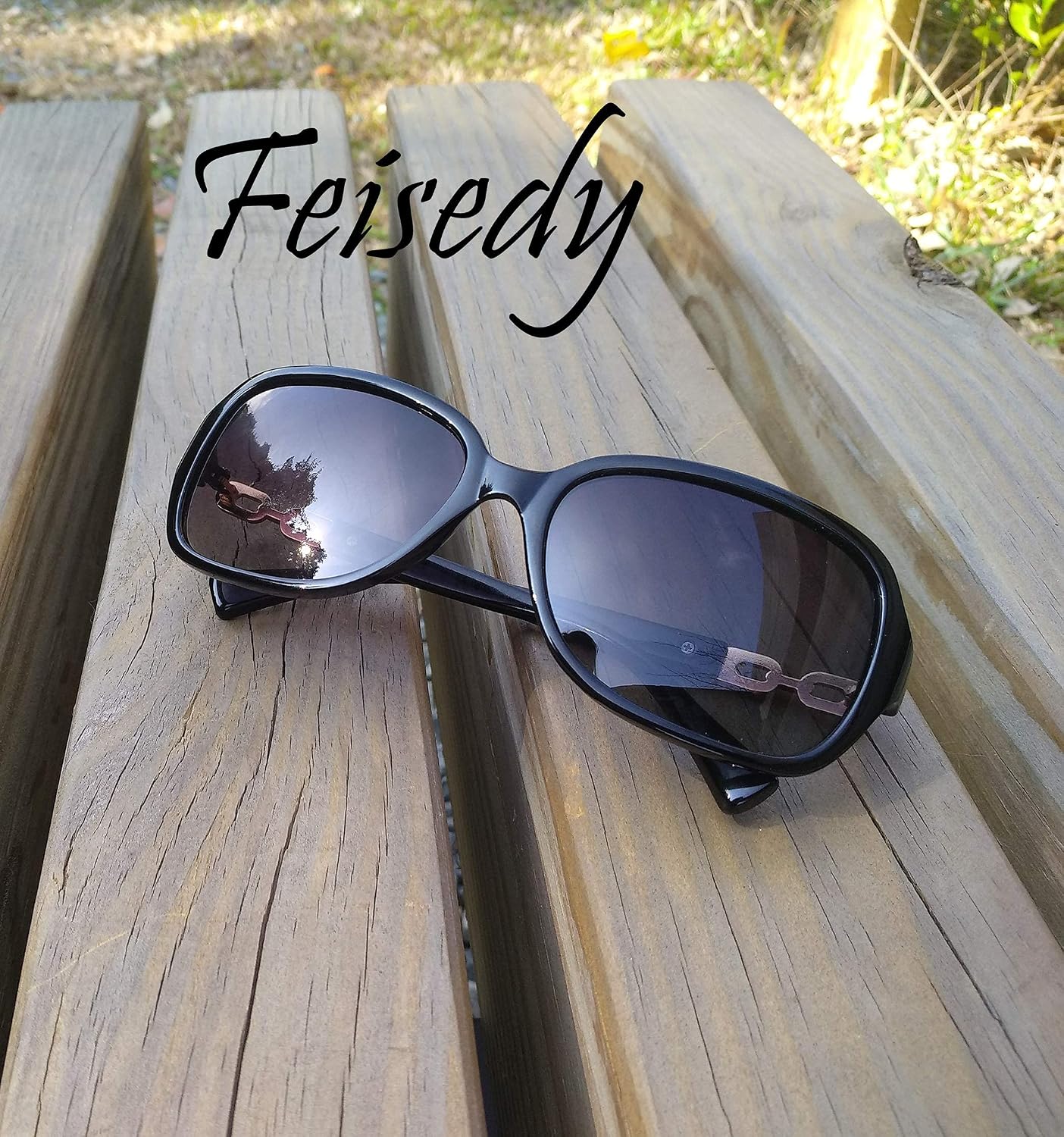 商品图片 12 | B08LPZDDKZ | FEISEDY Womens Polarized Sunglasses Square Wraparound Shades UV400 Mirrored Trendy Sun Glasses for Women B2526