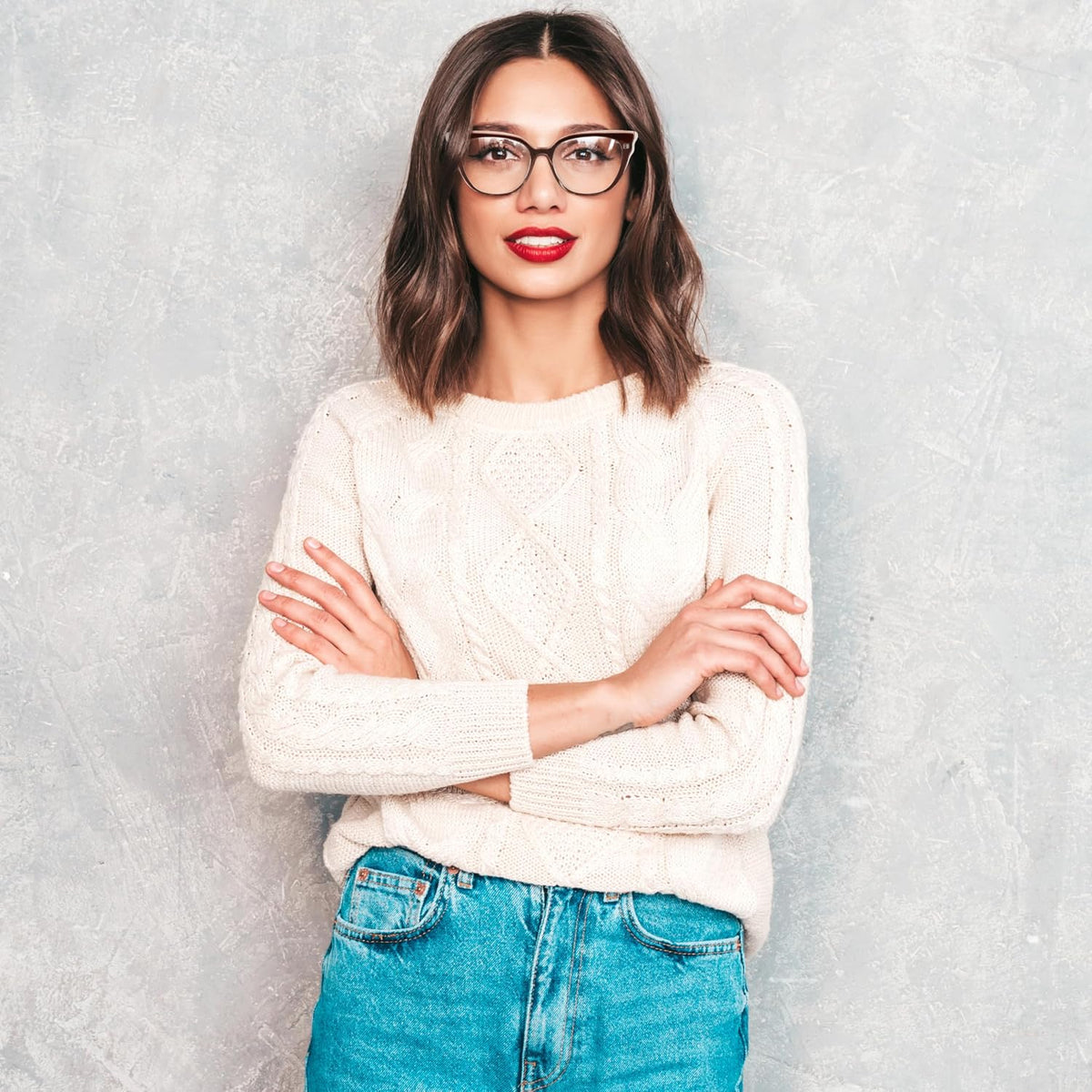ÉÌƷͼƬ 23 | B0D5XLRPP2 | FEISEDY Cat Eye Blue Light Blocking Glasses for Women Anti Eyestrain & UV B0182