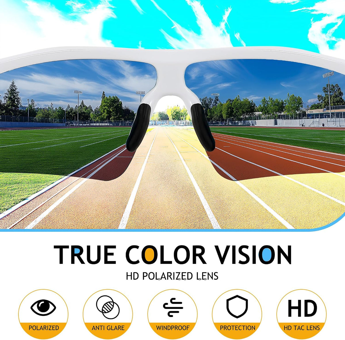 ÉÌƷͼƬ 171 | B07JZ18KMZ | FEISEDY Kids Polarized Sports Sunglasses, TR90 UV400 Baseball Cycling