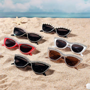 ÉÌƷͼƬ 23 | B0BZ7YMM4F | FEISEDY Oversized Women Cat Eye Rhinestone Sunglasses Costume Party B2360