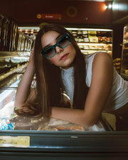 ÉÌƷͼƬ 11 | B07MNGNLNT | FEISEDY Classic Women Sunglasses Fashion Thick Square Sun Glasses B2471