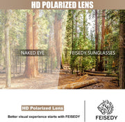 ÉÌƷͼƬ 40 | B0D2RBKKPD | FEISEDY Polarized Women Sunglasses Retro Shades Photochromic Lens Sparkling Crystal Sunglasses UV400 Protection B0144