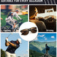 商品图片 5 | B0BMTM1T1B | FEISEDY Polarized Sunglasses for Men,Lightweight TR90 Square Frame,Sports Fishing Golf UV400 Protection B2998